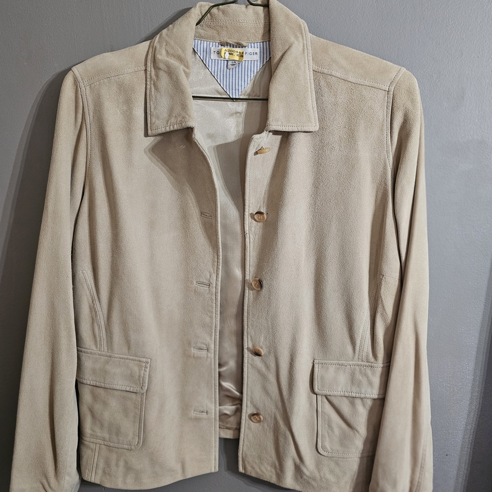 Tommy Hilfiger Ladies Suede Leather Jacket